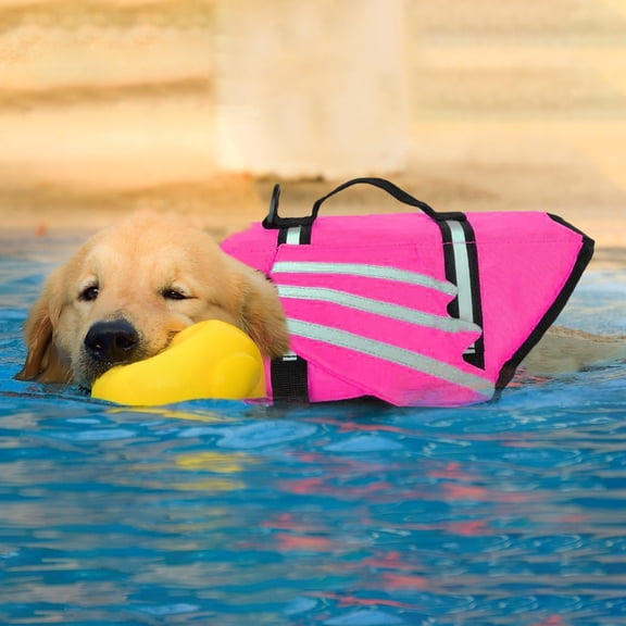 Taotanxi Dog Life Jacket , Dog Life Vest Adjustable Ripstop, Dog Swimming Safety Vest With Superior Buoyancy & Rescue Handle for Small Medium Large Dogs, Swim, Pool, Beach, Boating