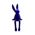 thumbnail image 1 of Taotanxi Easter Flocked Bunny Goth FigurineTie 15 in Easterween Rabbit Tabletop Decorations for Easter Centerpieces Easterween Ornament Spring Home Party Mantel Decor(Blue), 1 of 6