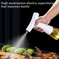 thumbnail image 1 of Taotanxi Electric Spray Bottle Bbq Air Fryer Cooking Olive Oil Spray Bottle Household Mist Glass Oil Spray Bottle Fat Reduction White, 1 of 7