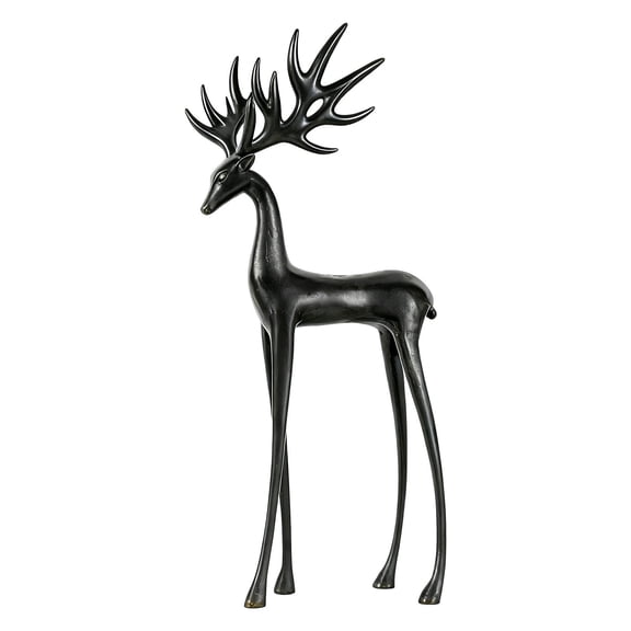 Taotanxi European-style Imitation Metal Deer Statue For Entryway Decor Large