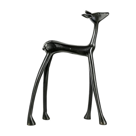 Taotanxi European-style Imitation Metal Deer Statue For Entryway Decor Small