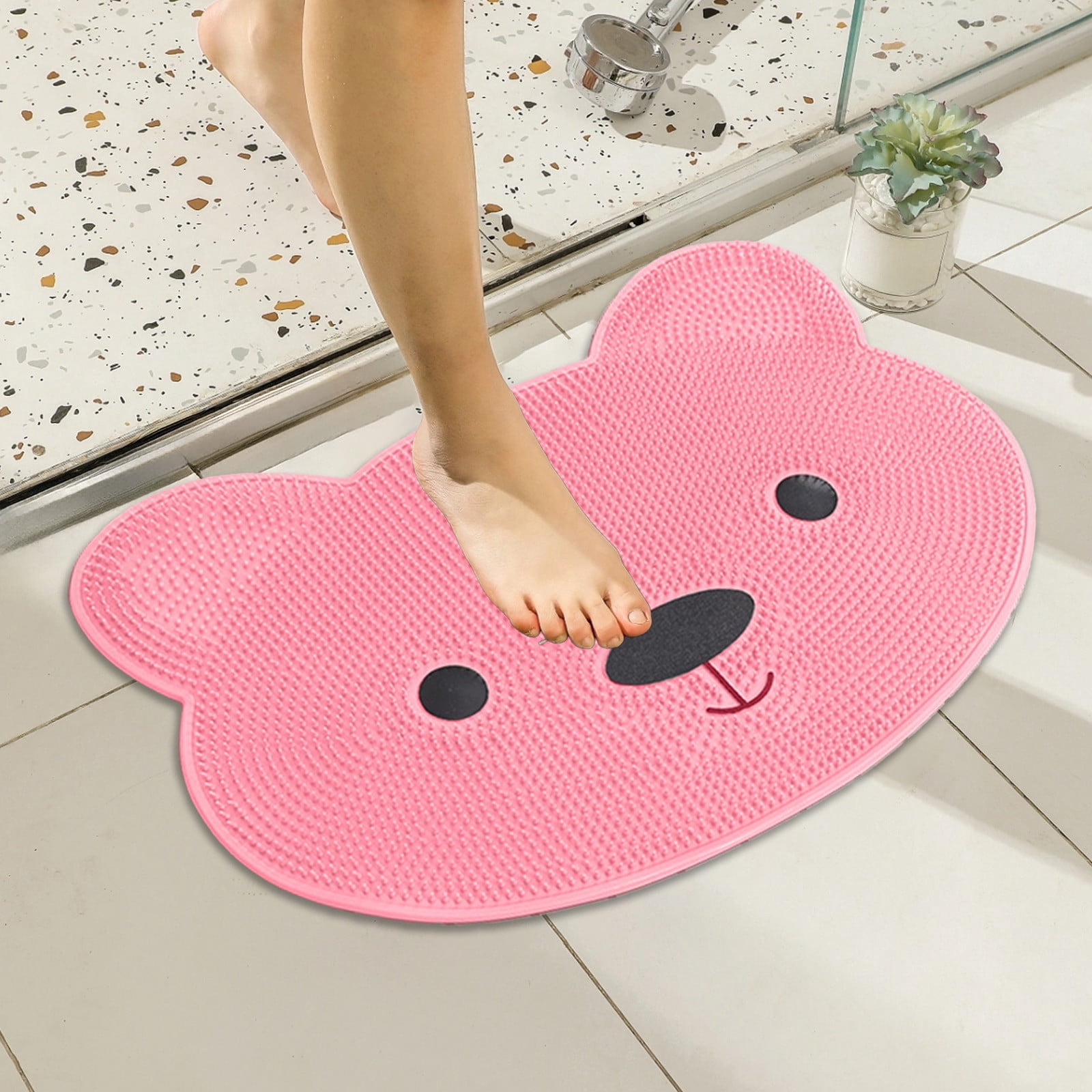 Taotanxi Extra-Large Shower Foot Scrubber Mat With Non-Slip Suction ...