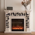 thumbnail image 1 of Taotanxi Fall Garland Maple Leaves Decorations 3.2Ft , Black Leaf Decor Gothic Decor for Halloween, 1 of 6