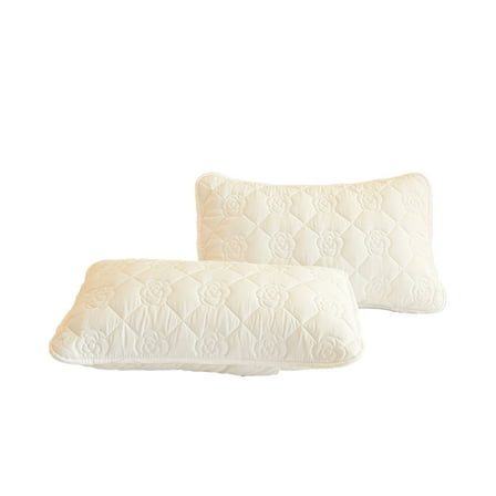 Taotanxi Faux Fur Pillow Cover Standard/Queen Pillowcases Deluxe Plush Decorative Geometry Bed Pillow Case White Embellished Pillowcase Set Of 2