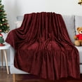 thumbnail image 1 of Taotanxi Fleece Blanket Wine#1074 Throw Blankets for Couch & Bed, Luxury Plush Cozy Fuzzy Blanket 40x60 inches, Super Soft Warm Lightweight Throw Blanket for Travel Camping, 1 of 6