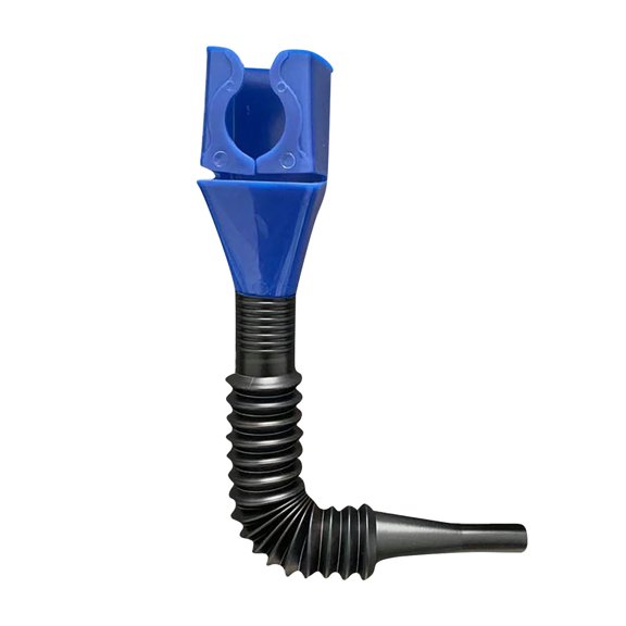 Taotanxi Funnels for Automotive Use Small Funnel Oil Change,Retractable Auto Fuel Funnel Clip On Bottles,Car Flexible Draining Tool Snap Funnel(Blue)