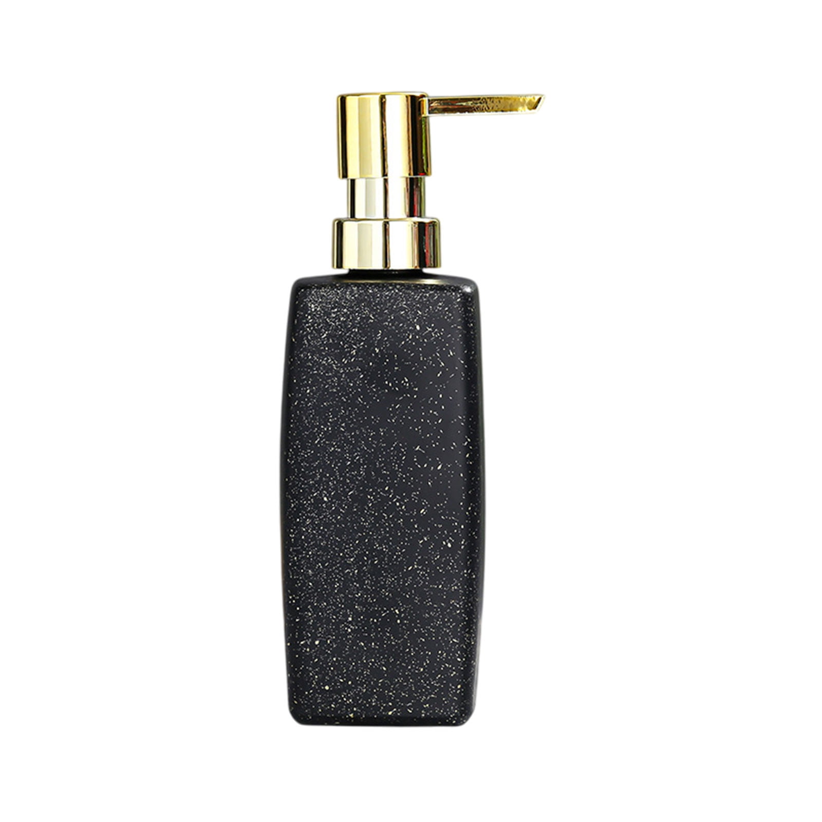 Gold Hand Soap Dispenser, Black Glass...