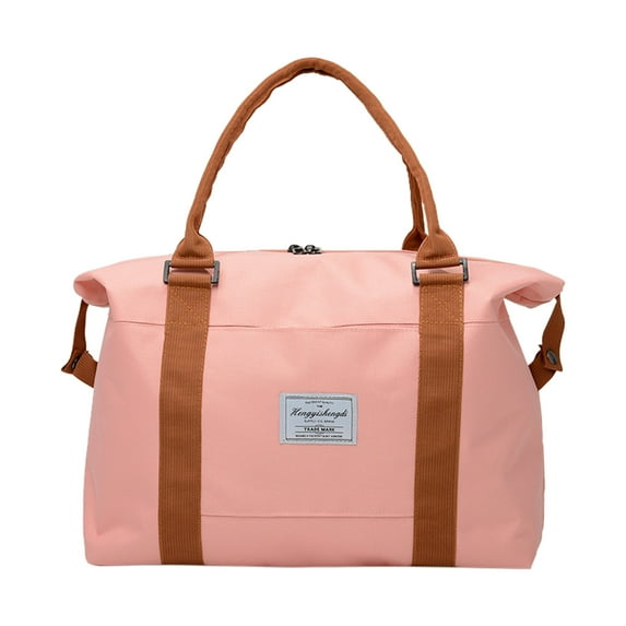 Taotanxi Gym Duffel Bag For Women Men, Travel Carry On Weekender Overnight Tote Bags, Lightweight Waterproof Personal Item Bag For Sports, Dance, Workout With Wet Pocket,Pink