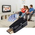 thumbnail image 1 of Taotanxi HDMI to VGA Adapter Converter with 3.5mm Audio Jack Cable,4K HDMI to VGA Converter Male to Female Gold-Plated Connector for Laptop,PC, Desktop,Monitor, Projector,HDTV,DVD, 1 of 5