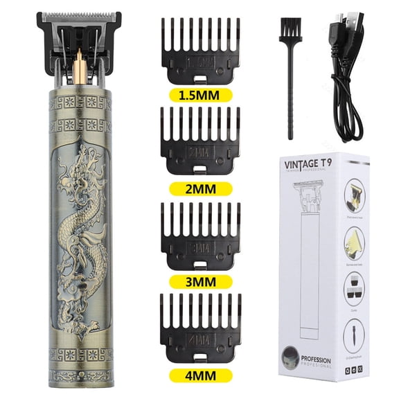 Taotanxi Hair Clippers for Men, Professional Hair Trimmer Cordless Zero Gapped T-Blade Trimmer Rechargeable Beard Trimmer, Mens Gifts Hair Grooming Set for Hair Cutting
