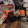thumbnail image 1 of Taotanxi Halloween Wired Ribbon, 1 Rolls x 20 Yards, 2.5 Inch Bat Ghost Pumpkin Print for Wreath & DIY Craft Decoration, 1 of 6