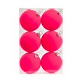 thumbnail image 1 of Taotanxi Hot Pink Velvet Ball Ornaments 6pcs 2.36-Inch for Christmas Tree Baby Shower First Christmas Decorations Birthday Party, 1 of 6