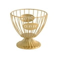 thumbnail image 1 of Taotanxi K Cup Holder and Pod Storage Organizer for Counter - Metal Basket for Keuring Pods, Coffee Bar Decor, Capsule and Creamer Organizer - Gold, 1 of 7