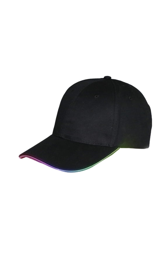 LED Hat Light Up Baseball Cap Flash Glow Party Hat Rave Accessories for Festival Club Stage Hip-hop Performance