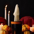 thumbnail image 1 of Taotanxi Large Halloween Candles Decor Burning White Scented Wax Candles Gifts for Boo Basket Stuffers Halloween Room Table Indoor Decorations, 1 of 5
