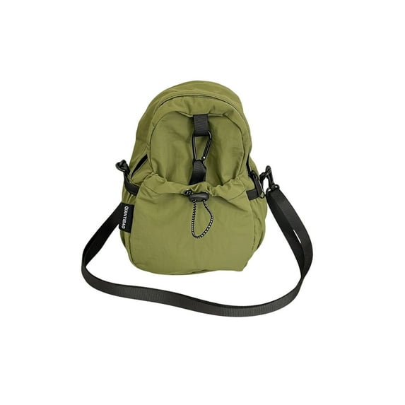 Taotanxi Men Women Sling Bag Backpack Lightweight Water Resistant Shoulder Crossbody Bags for Travel,Green