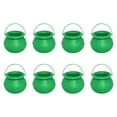 thumbnail image 1 of Taotanxi Mini Cauldron Kettles Novelty Candy Kettles for St Patrick Decoration, Pot of Gold Cauldron, Halloween Green Cauldrons Candy Holder, Cauldron Pot Party Favors (8 Pack), 1 of 7