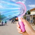 thumbnail image 1 of Taotanxi Mini Portable Fan Powerful Handheld Fan Rechargeable,3 Speeds Personal Small Hand Fan for Travel Makeup Eyelash Fan for Stylish Kids Girls Women USB Cute Design Pink, 1 of 6
