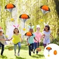 thumbnail image 1 of Taotanxi Orange Easter Egg With Parachute Toy for Kids Girls Boys Easter Basket Stuffers Gifts, 1 of 5