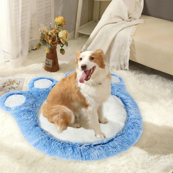 Taotanxi Paw Pet Creatives Cute Dog Bed Cats Bed Pet Supplies Warm Seasons Universals,Blue
