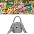 thumbnail image 1 of Taotanxi Egg Hunting Baskets Plush Mint Easter Bunny Baskets with Long Plush Ear Personalized Bunny Gift Bags for Candy Gifts(Grey), 1 of 6