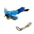 thumbnail image 1 of Taotanxi Pet Crafts Supply Kitten Crazy Catnip, Fun Cuddle Chase Hunt Irresistible Stimulation Soft Plush Boredom Relief Interactive Cat Toy With Realistic Feathers, Fits All Breeds Sizes, 1 of 7