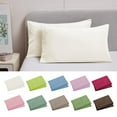 thumbnail image 1 of Taotanxi Pillow Cover, King Size, Pillow Cases - 2 Pack - Envelope Closure - Soft Brushed Microfiber Fabric - Shrinkage and Fade Resistants Pillow Covers 20 X 36 Inches,White/0885, 1 of 1