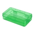 thumbnail image 1 of Taotanxi Plastic Pencil Box with Snap Closure Lids Green, Small Utility Storage Crayon School and Office Supplies Case Organizer, Art Craft Organizer Back to School Supplies, 1 Pc, 1 of 1