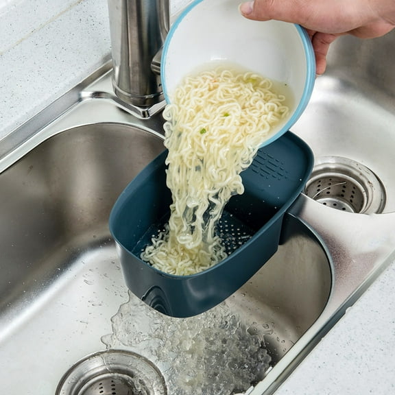 Taotanxi Plastic Sink Strainer Basket Food Waste Drain Basket for Kitchen Sink Effective Drainage Solution for Catching Food Particles Easy To Clean And Maintain