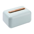 thumbnail image 1 of Taotanxi Plastic Tissue Box Cover, Tissue Box Holders Rectangle Napkin Holders Modern Tissue Dispenser for Bathroom Vanity, Countertops, Night Stand (Nordic Green), 1 of 6