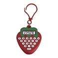 thumbnail image 1 of Taotanxi Pocket Calculator Keychain Micro Strawberry Shaped Calculator Small Portable Mini Electronic Calculator for Home School Supplies, 1 of 6