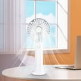 thumbnail image 1 of Taotanxi Portable Handheld Fan, Mini Desk Fan 2000mAh, 3 Speeds, Ultra Quite, Up to 8H Long Use Time, Small Personal Cooling Fans Makeup Lash Fan for Women Girls, 1 of 8