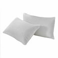 thumbnail image 1 of Taotanxi Quilted Flannel Pillowcases,1 Pack Soft Flannel Pillow Shams Covers with Envelope Closure,No Filling. (Standard 29x19", White), 1 of 7