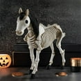 thumbnail image 1 of Taotanxi Resin Skeleton Horse Statue - Gothic Halloween Home Desktop Decoration - Unique Personality Decor Gift for Horror Fans and Collectors, 1 of 7