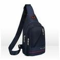 thumbnail image 1 of Taotanxi Sale Over 50% Off Small Shoulder Messenger Bag, Chest Bag, Shoulder Travel Bag, Casual Backpack for Men And Women With Headphone Jack And Waterproof, 1 of 6