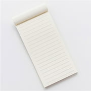 Taotanxi Small Field Notebook - Kraft Notepad for Field Notes, Lined Paper, Top-Bound, Pocket Sized Portable Planner, Durable & Flexible, Lies Completely Flat   2.8X5.5 In