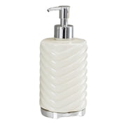 Taotanxi Soap Dispenser, 400ml/13oz Plastic Liquid Soap Pump Dispenser, Refillable Dish Soap Dispenser for Kitchen Bathroom Washroom White