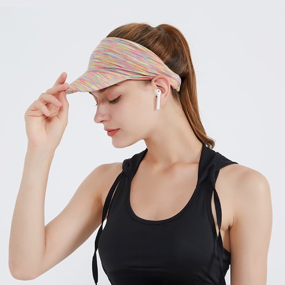 Taotanxi Sport Sun-Visor Hat Men Women Summer UV Protection, Lightweight Cooling Golf Running Tennis Sweat-Band Cap
