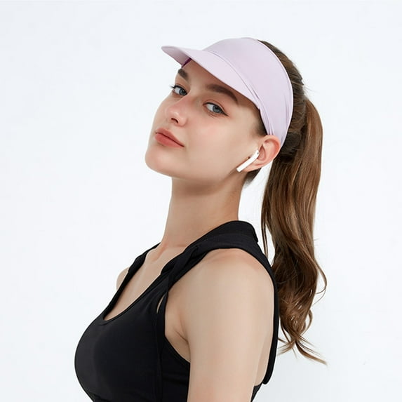 Taotanxi Sport Sun-Visor Hat Men Women Summer UV Protection, Lightweight Cooling Golf Running Tennis Sweat-Band Cap