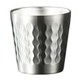 thumbnail image 1 of Taotanxi Stainless Steel Cups, 6Oz Metal Drinking Stackable Double Wall Small Mini Insulated Portable Tumblers Unbreakable Shatterproof Glasses for Home Restaurant Party Camping Travelling, 1 of 6