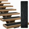 thumbnail image 1 of Taotanxi Stair Treads Non Slip for Wooden Steps, 7.4" X 21.6" Stair Runner Carpet Treads Indoor with Reusable Adhesive, Stairslide Carpets Rugs Safety Mats for Elders, Kids & Dogs, Black, 1 of 6