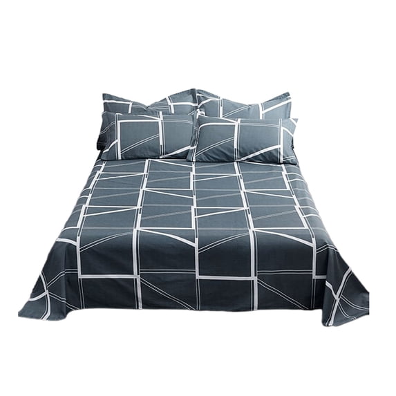 Taotanxi Striped Sheet Set Queen Size, 3 Piece Soft Printed Microfiber Sheet Set,(Bed sheet 1.2*2.3 m+two pillowcases)