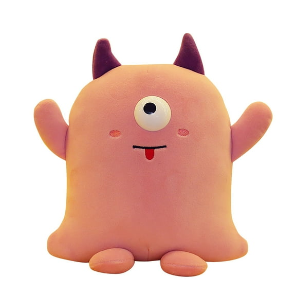 Taotanxi Super Cute Little Monster Dinosaur Doll, Doll Plush Toy Stuffed Animal, Home Decoration Ornaments Boys Girls Birthday Gift--Pink