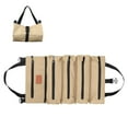 thumbnail image 1 of Taotanxi Super Roll Tool Roll,Multi-Purpose Roll Up Tool Bag, Wrench Roll,Canvas Tool Organizer Bucket,Car First Aid Kit Wrap Roll Storage Case,Hanging Tool Zipper Carrier Tote,Car Camping Gear, 1 of 7