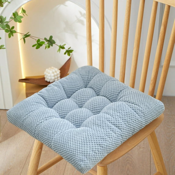 Taotanxi Thickened Velvet Cushion, Chair and Sofa Seat Pad, Floating Window and Tatami Cushion, Machine Washable, Soft and Durable, Size 17 72x17 72 Inches,Blue