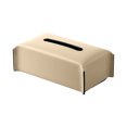 thumbnail image 1 of Taotanxi Tissue Box Cover, PU Leather Rectangular Tissue Box Holder with Magnetic Bottom Cover for Facial Tissues/Napkins, Office & Living Room Decor Box (Beige), 1 of 6