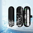 thumbnail image 1 of Taotanxi Travel Toothbrush Holder, Portable Toothbrush Cup Case Long 8.4 Inch For Traveling, Camping, Business Trip And School, Multifuction Toothbrushes Toothpaste Set （Black）, 1 of 6