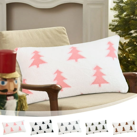 Taotanxi Tree Xmas Pillows, 20" x 12", Brown