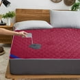thumbnail image 1 of Taotanxi Twin Waterproof Mattress Cover Deep Pocket Mattress Cover Soft And Breathable Mattress Noiseless Waterproof Cover Stretches To 48.26 Cm Red, 1 of 6