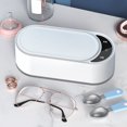thumbnail image 1 of Taotanxi Ultrasonic Jewelry Cleaner, Jewelry Cleaner Machine 12Oz 46Khz, Professional Sonic Cleaner With One-Touch Operation, Sonic Cleaner for Rings, Glasses, Dentures White 1, 1 of 6